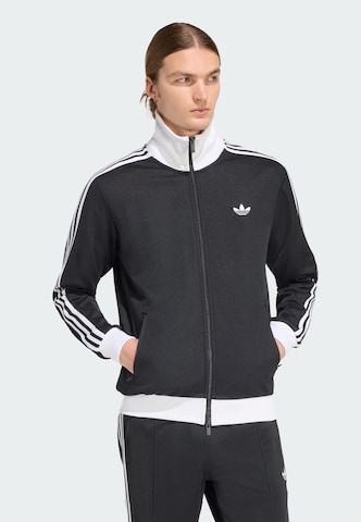 Veste de survêtement 'Classic' ADIDAS ORIGINALS en noir : devant