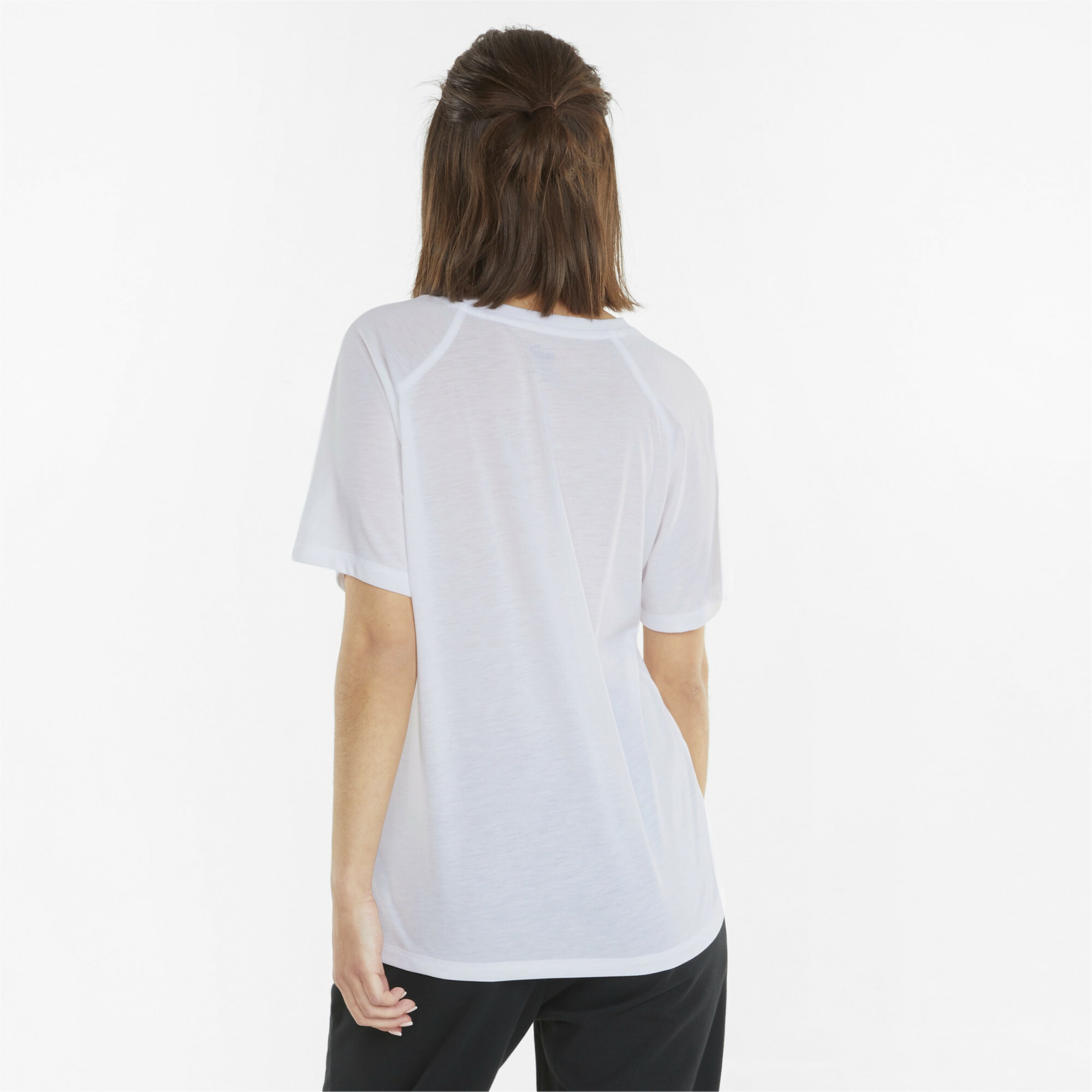 Femme T-shirt fonctionnel PUMA en Blanc 