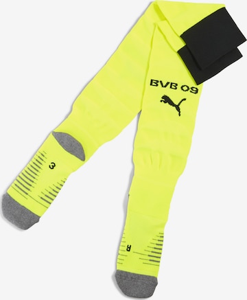 PUMA Sportsocken 'Borussia Dortmund 25/26' in Gelb: Vorderseite