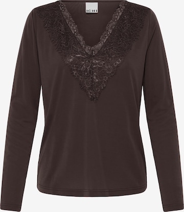 ICHI - Camisa 'IHLike' em castanho: frente