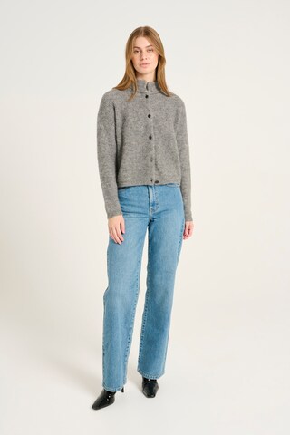 Gestuz Knit cardigan 'AlphaGZ' in Grey