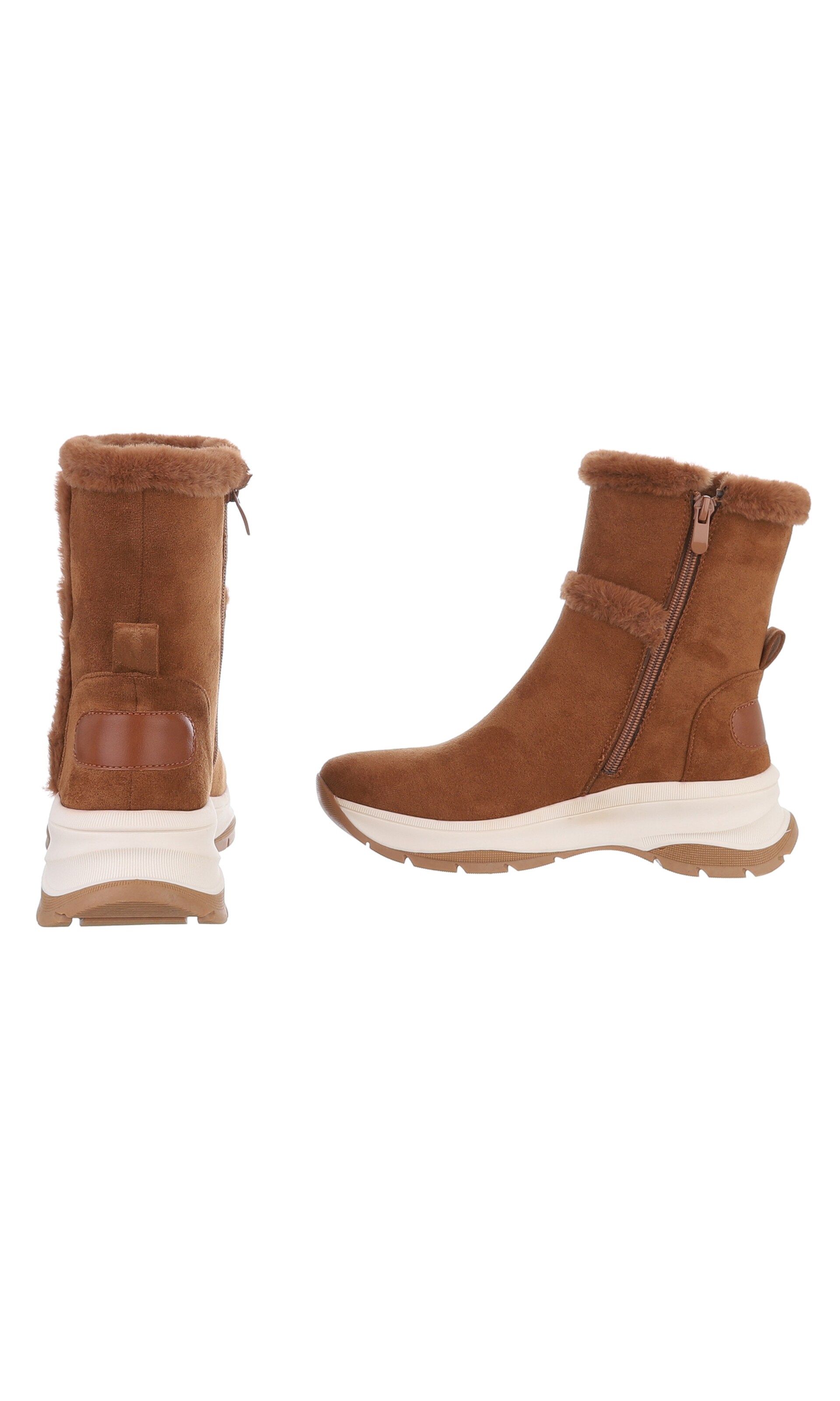 Ital-Design Stiefelette in Braun