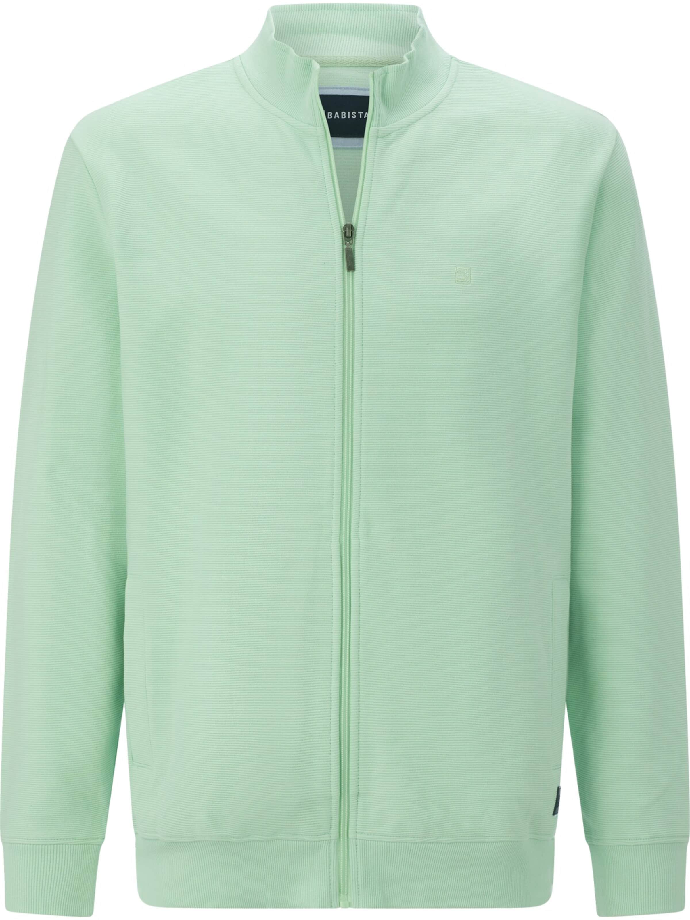 BABISTA Sweatjacke 'Ildon' in Grün: Vorderseite