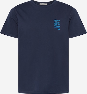 Nudie Jeans Co Shirt 'Roy' in Blauw: voorkant