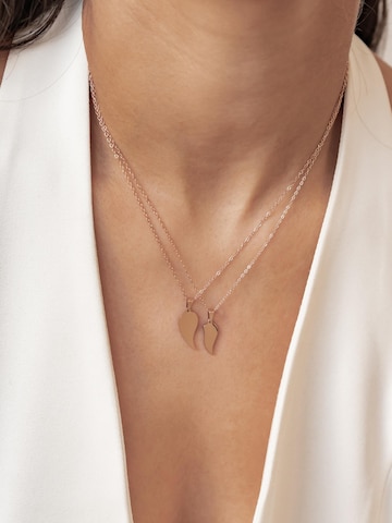 Hey Happiness Sieraden set 'Connected Love Hearts' in Goud: voorkant