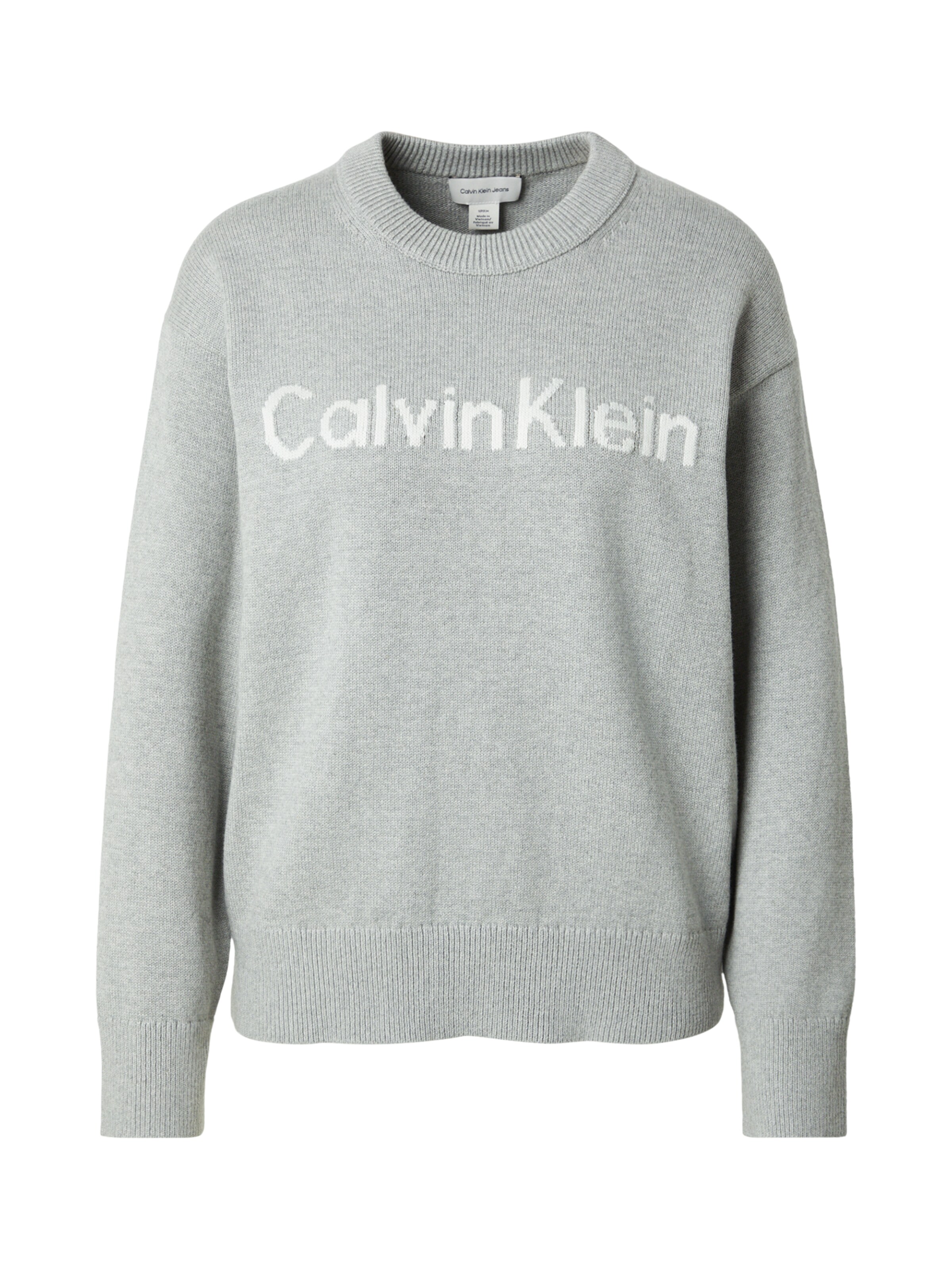 Calvin Klein Jeans Pullover in Grau: Vorderseite