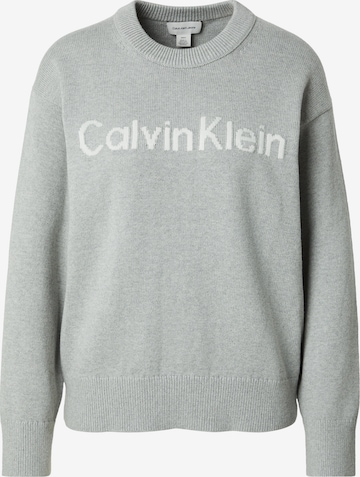Calvin Klein Jeans Neulepaita värissä harmaa: etupuoli