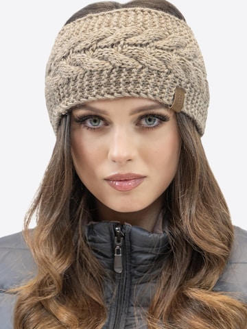 Vivisence Headband '7094' in Beige: front
