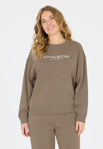 Athlecia Sweatshirt 'Atkins' in Grau: Vorderseite