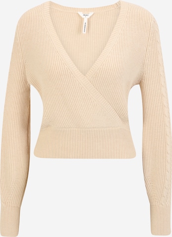 Pull-over OBJECT Petite en beige : devant