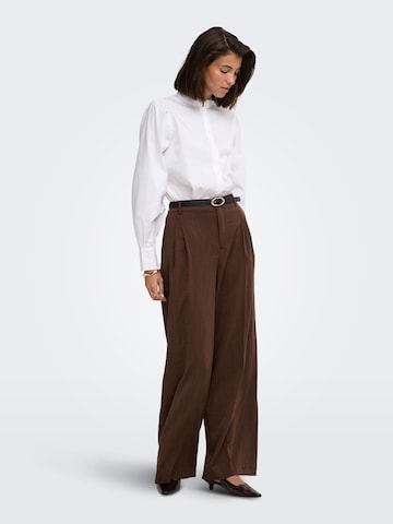 JDY Wide Leg Bukser 'JDYRiver' i brun