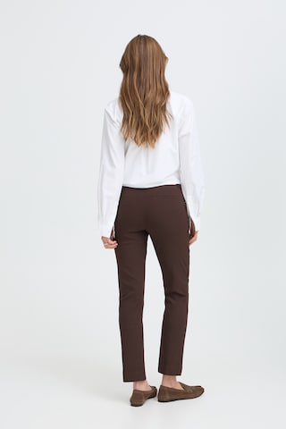 b.young Slimfit Chino kalhoty – hnědá