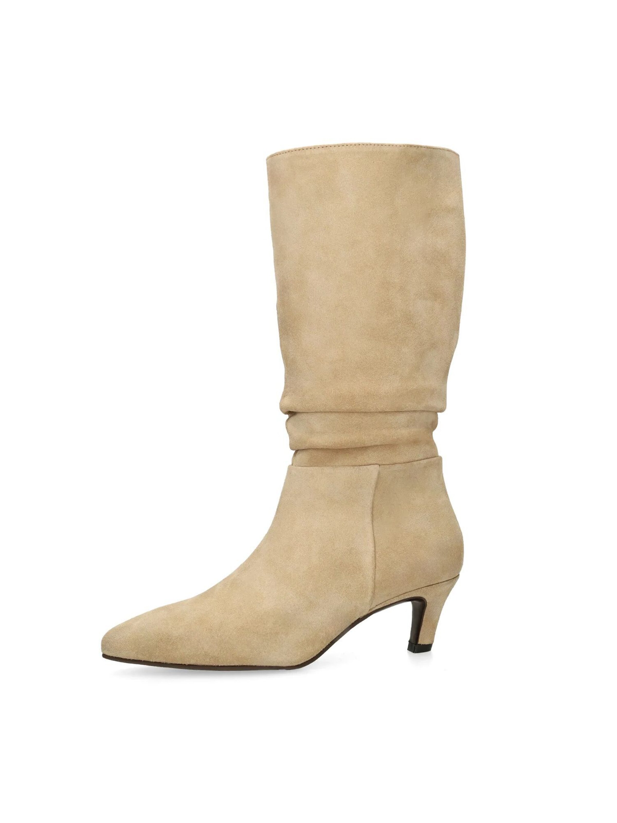 MANFIELD Bottes en 36 en beige, Vue avec produit
