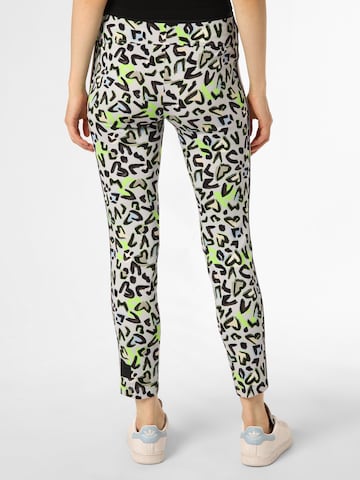 Marc Cain Regular Pleat-Front Pants 'Sofia' in Mixed colors