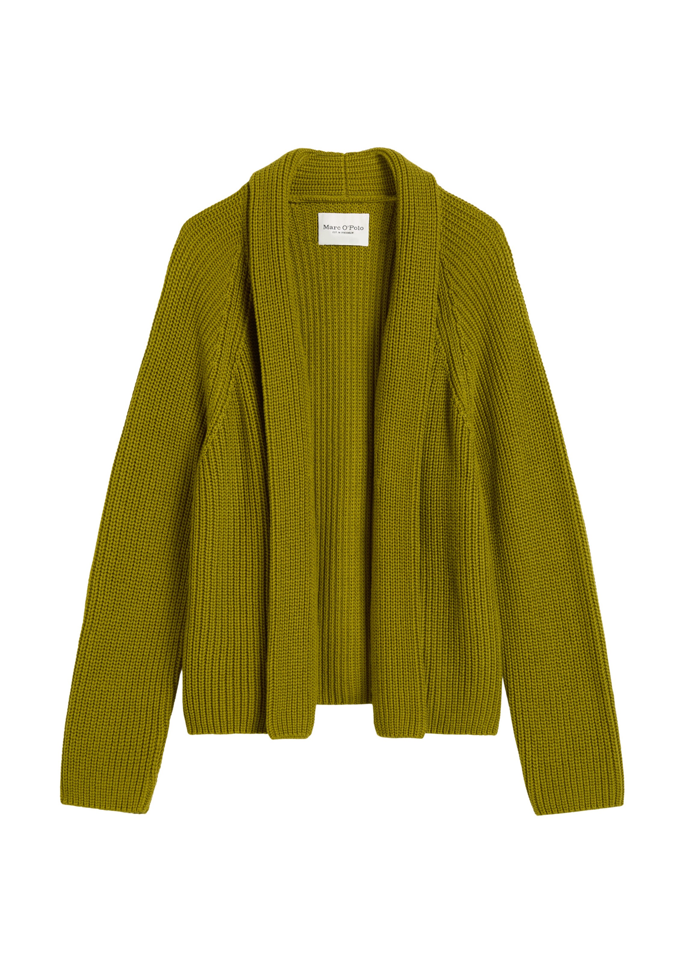 Marc O'Polo Вязаная кофта в Зеленый: спереди