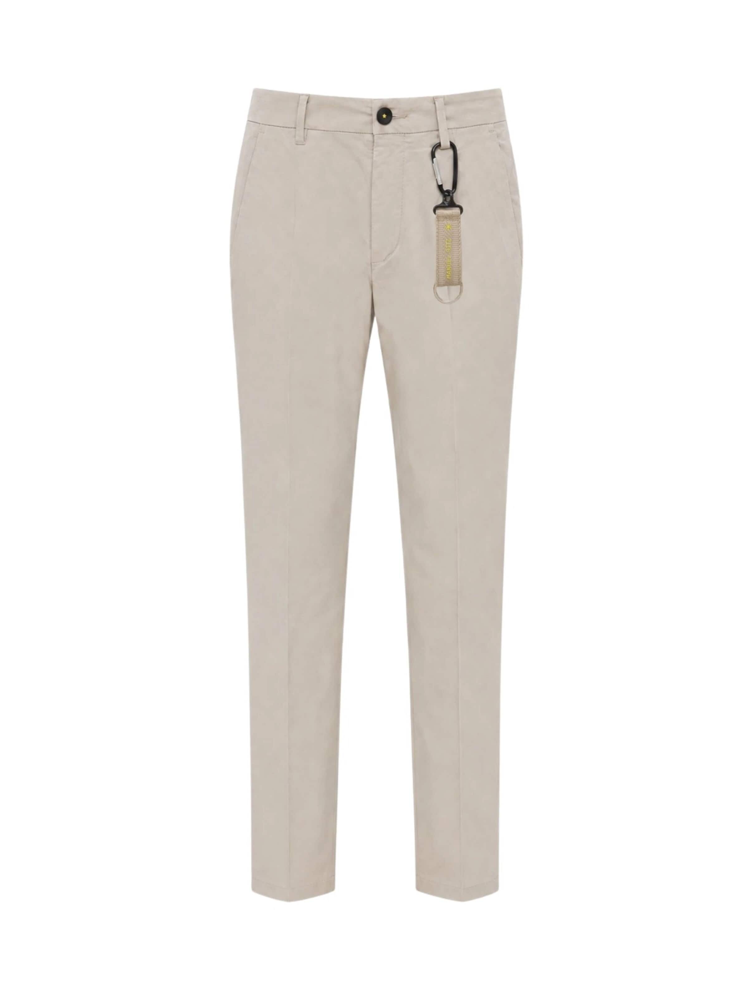 Manuel Ritz Slimfit Broek in Beige: voorkant