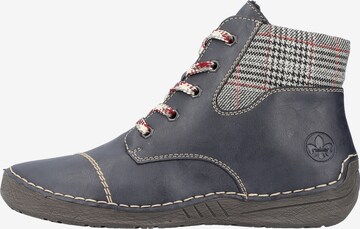 Rieker Lace-Up Boots '52541' in Blue