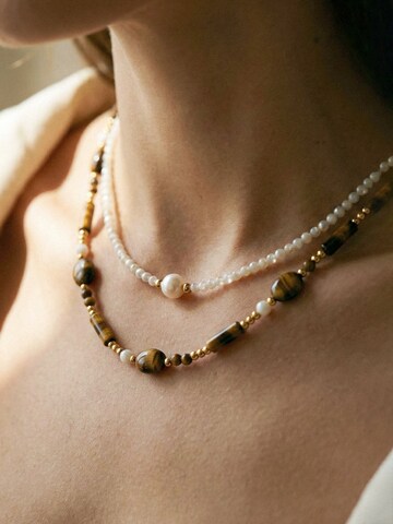 Nemomatheo Necklace 'Simplicity' in White: front