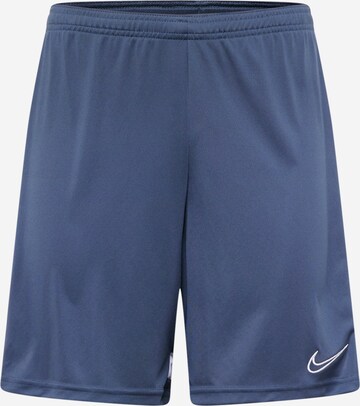 Regular Pantalon de sport 'Academy' NIKE en bleu : devant