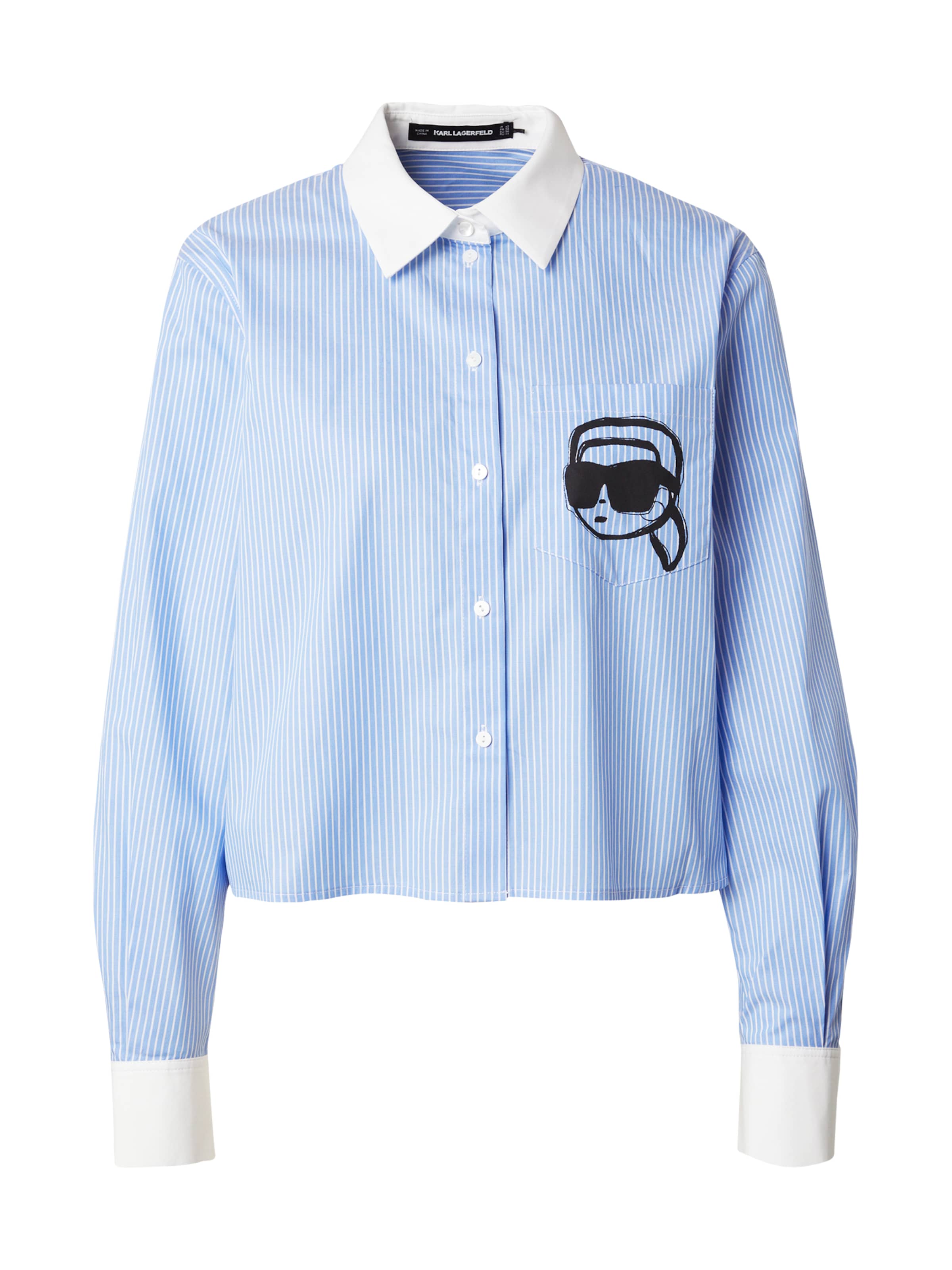 mėlyna Karl Lagerfeld Palaidinė 'IKON': priekis