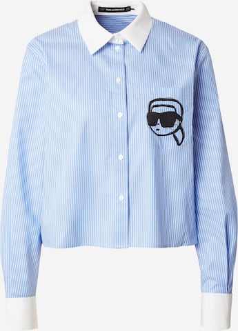 mėlyna Karl Lagerfeld Palaidinė 'IKON': priekis