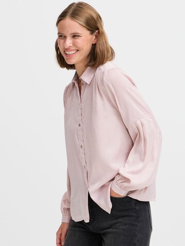 Camicia da donna 'Halle' di b.young in rosa: frontale