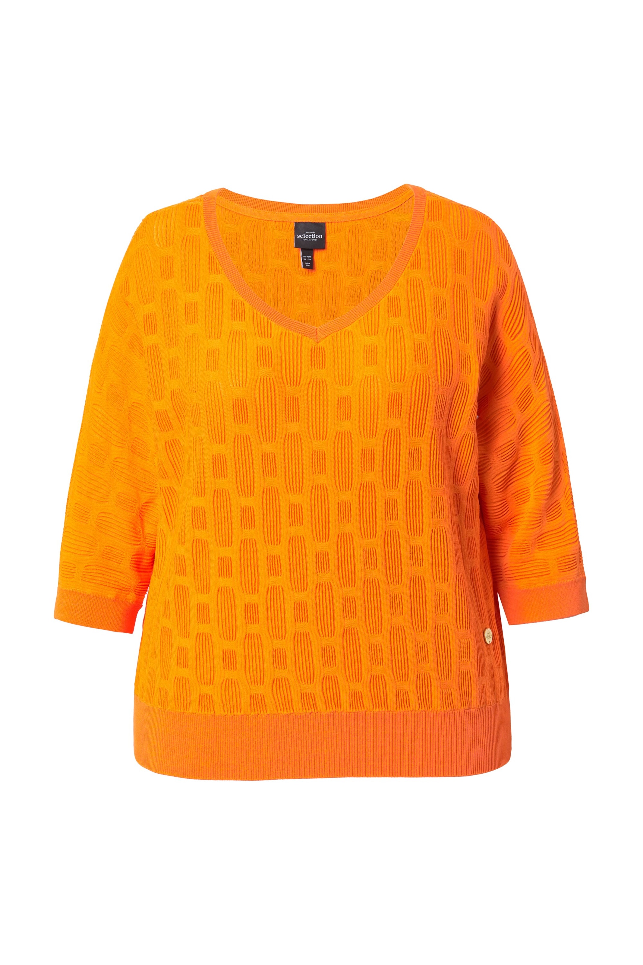 Ulla Popken Pullover in Orange: Vorderseite