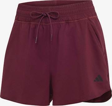 ADIDAS PERFORMANCE Urheiluhousut 'CLUB' värissä punainen: etupuoli