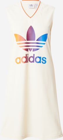 Rochie 'Adicolor 70S ' de la ADIDAS ORIGINALS pe alb: față