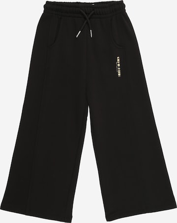 juoda Calvin Klein Jeans Plačios klešnės Kelnės: priekis