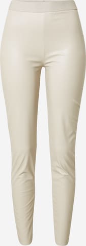 Karo Kauer Skinny Leggings in Beige: voorkant