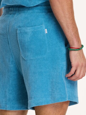 Regular Pantalon 'Evan' Shiwi en bleu