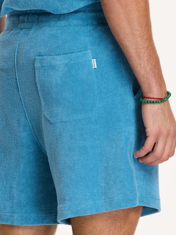 Regular Pantalon 'Evan' Shiwi en bleu