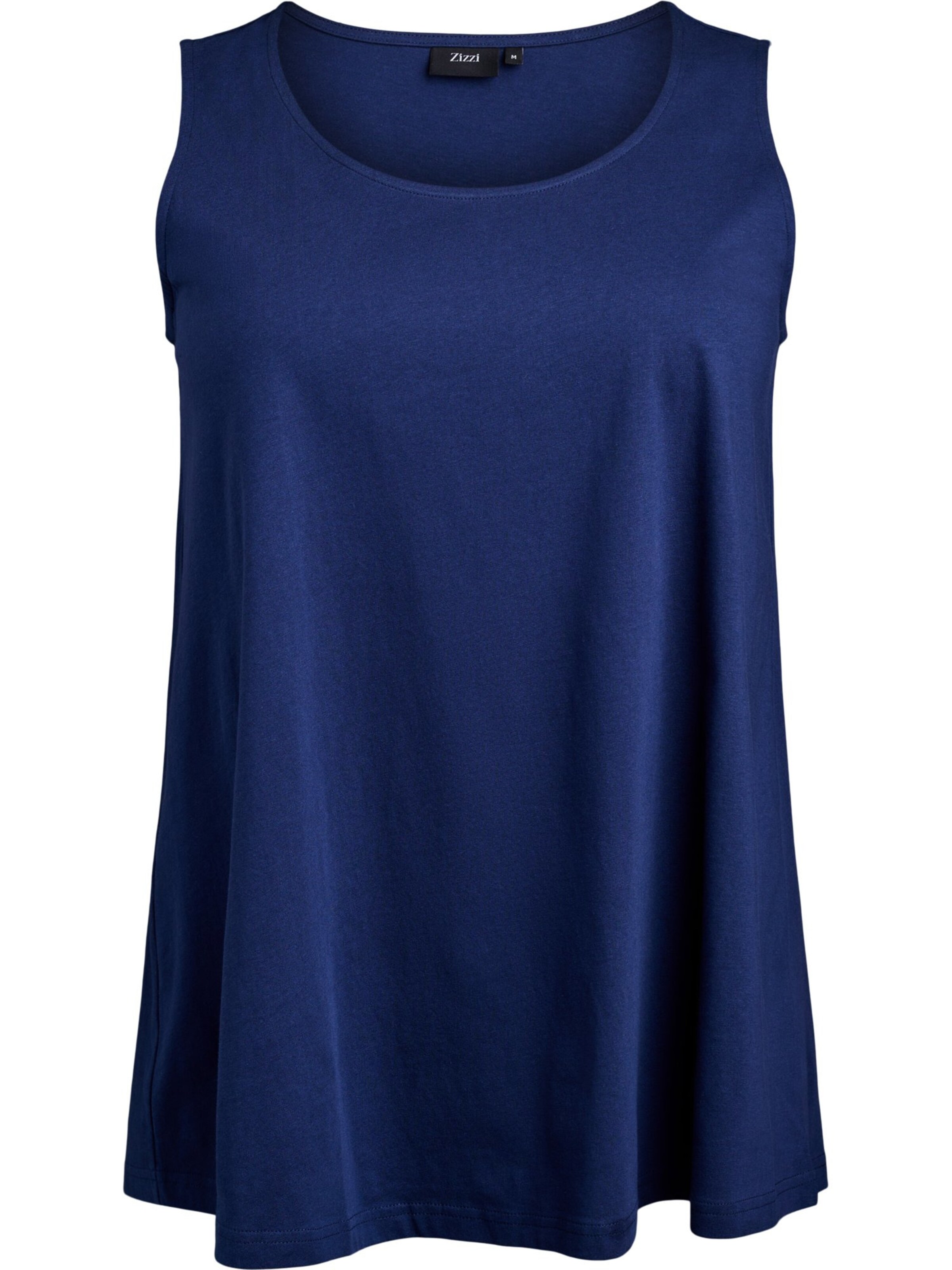 Zizzi Top 'VMY' | modra barva: sprednja stran