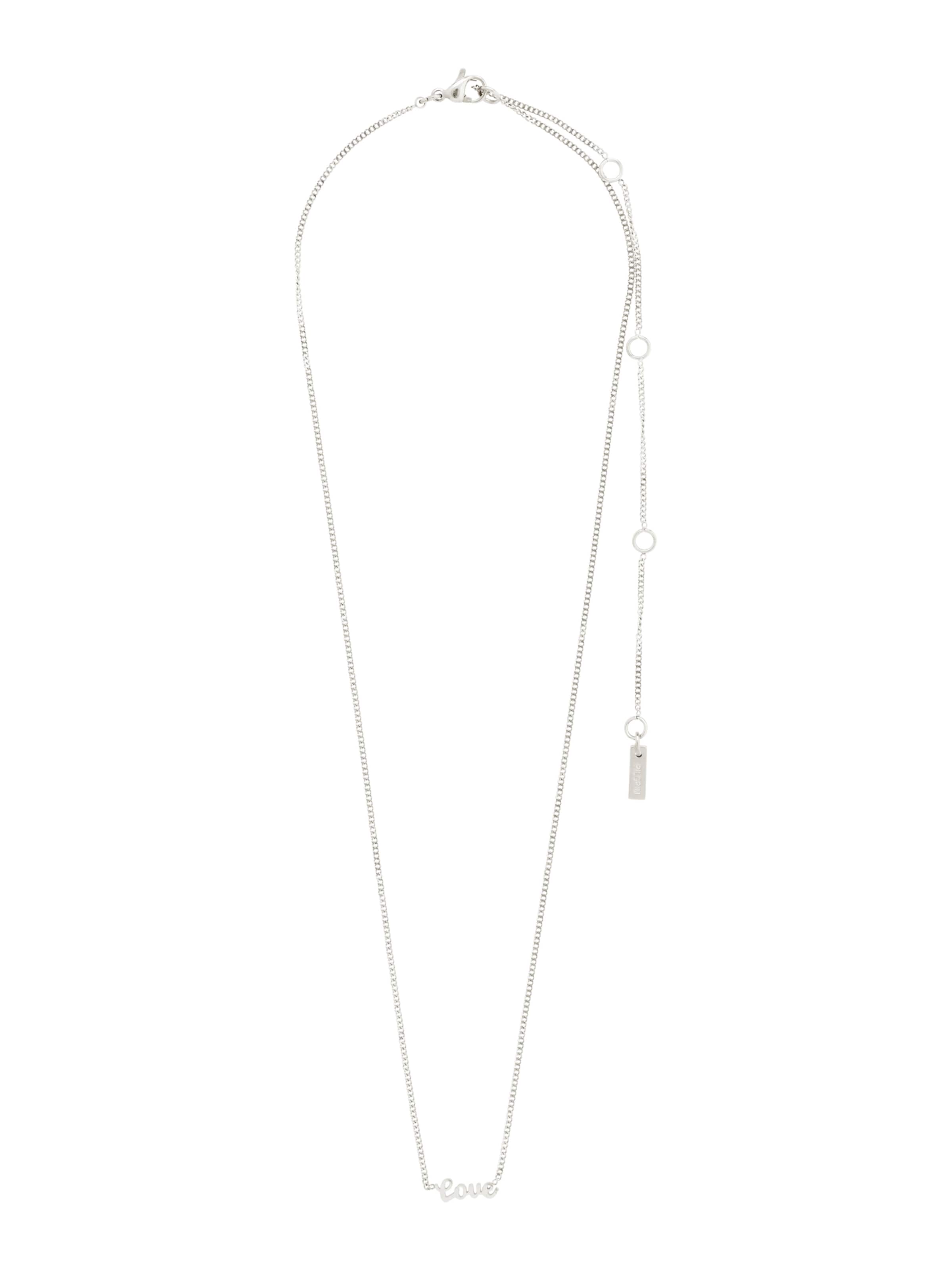 sidabrinė Pilgrim Grandinėlė 'Love': priekis