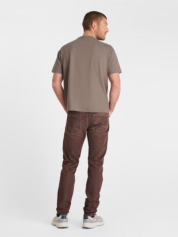 Le Temps Des Cerises Shirt 'Coba' in Bruin