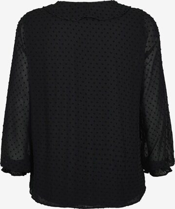 Zizzi Blouse 'SILVIA' in Zwart