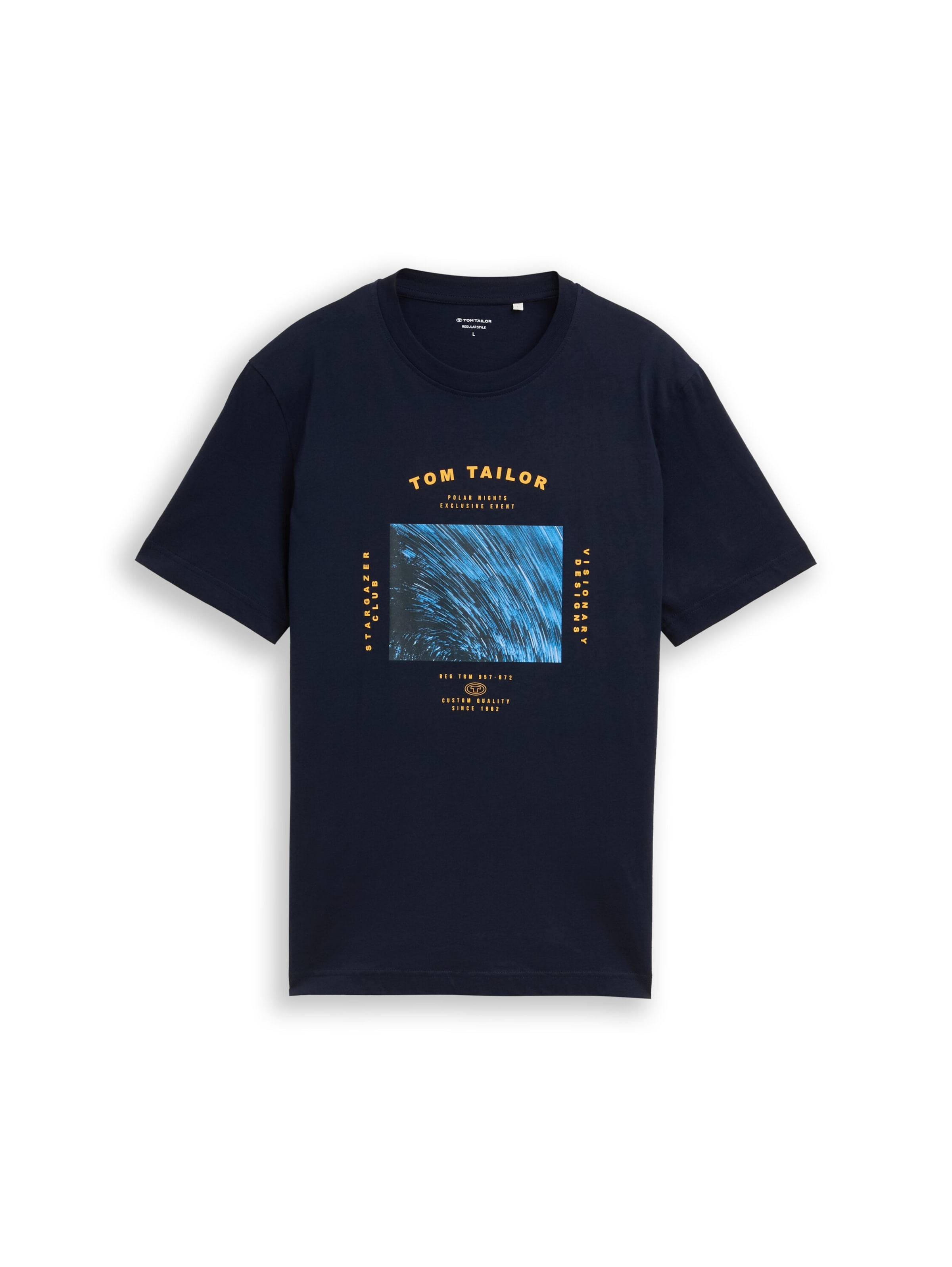 TOM TAILOR Póló - kék: elől