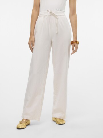 VERO MODA Regular Broek 'Enya' in Zilver: voorkant