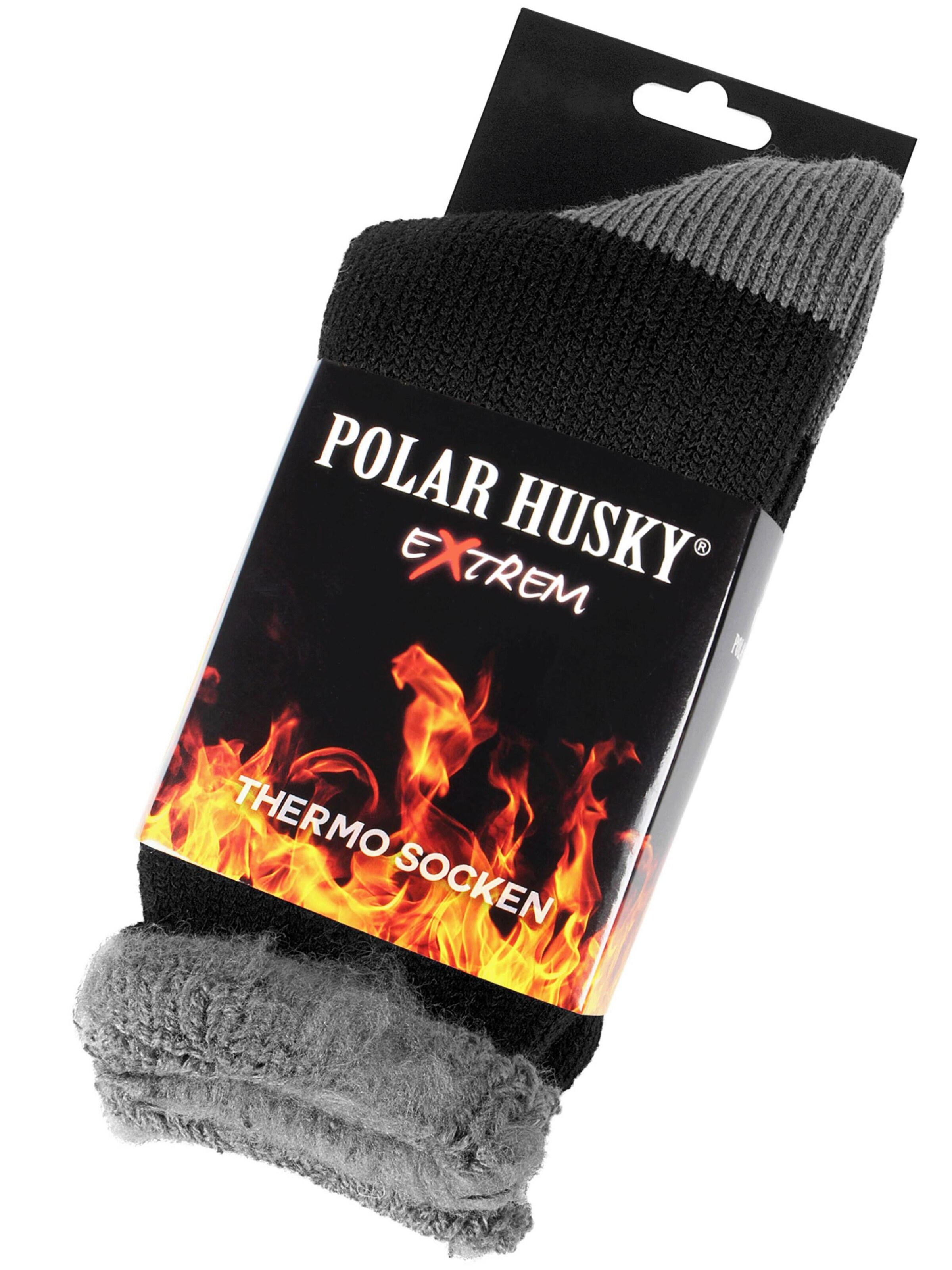Polar Husky Sokken 'Extrem Hot' in Zwart