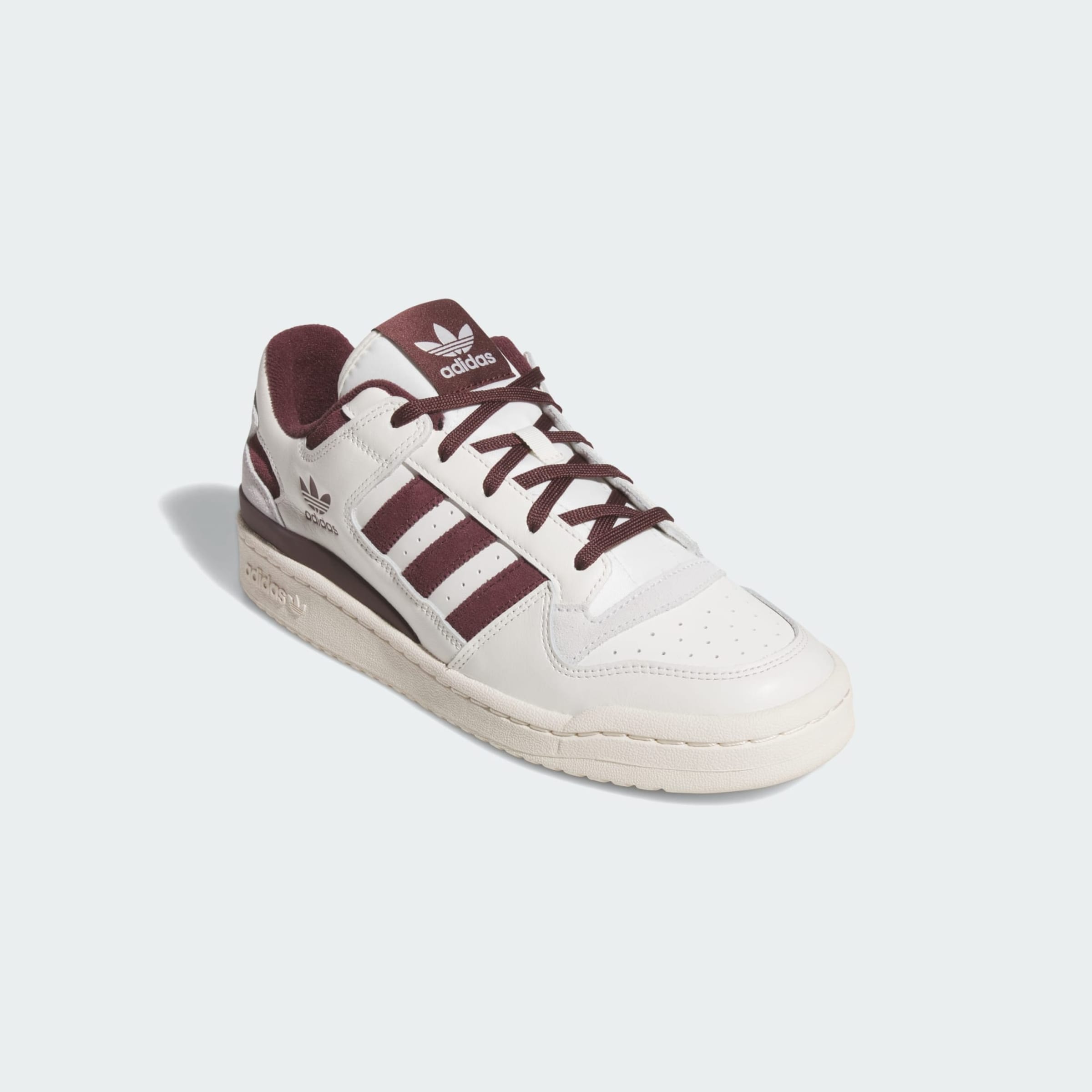 adidas originals white forum low sneakers
