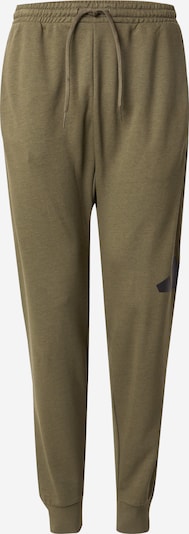 Sportinės kelnės iš ADIDAS SPORTSWEAR, spalva – rusvai žalia / juoda, Prekių apžvalga