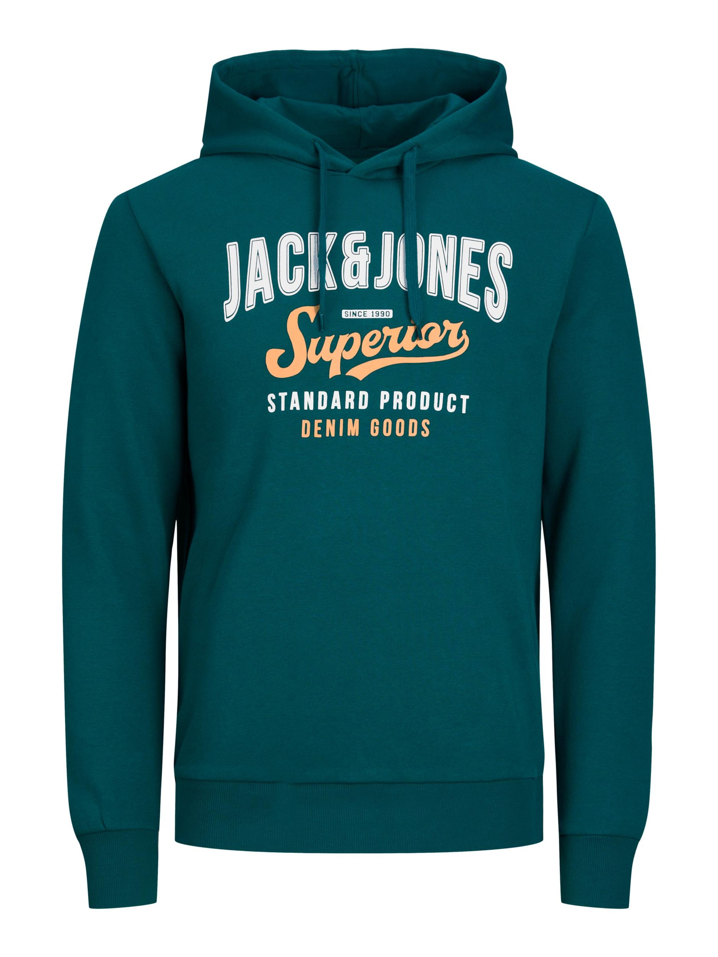 JACK & JONES Tréning póló - zöld: elől