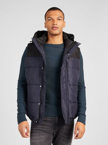 Gilet 'Braden' Hailys Men en bleu : devant