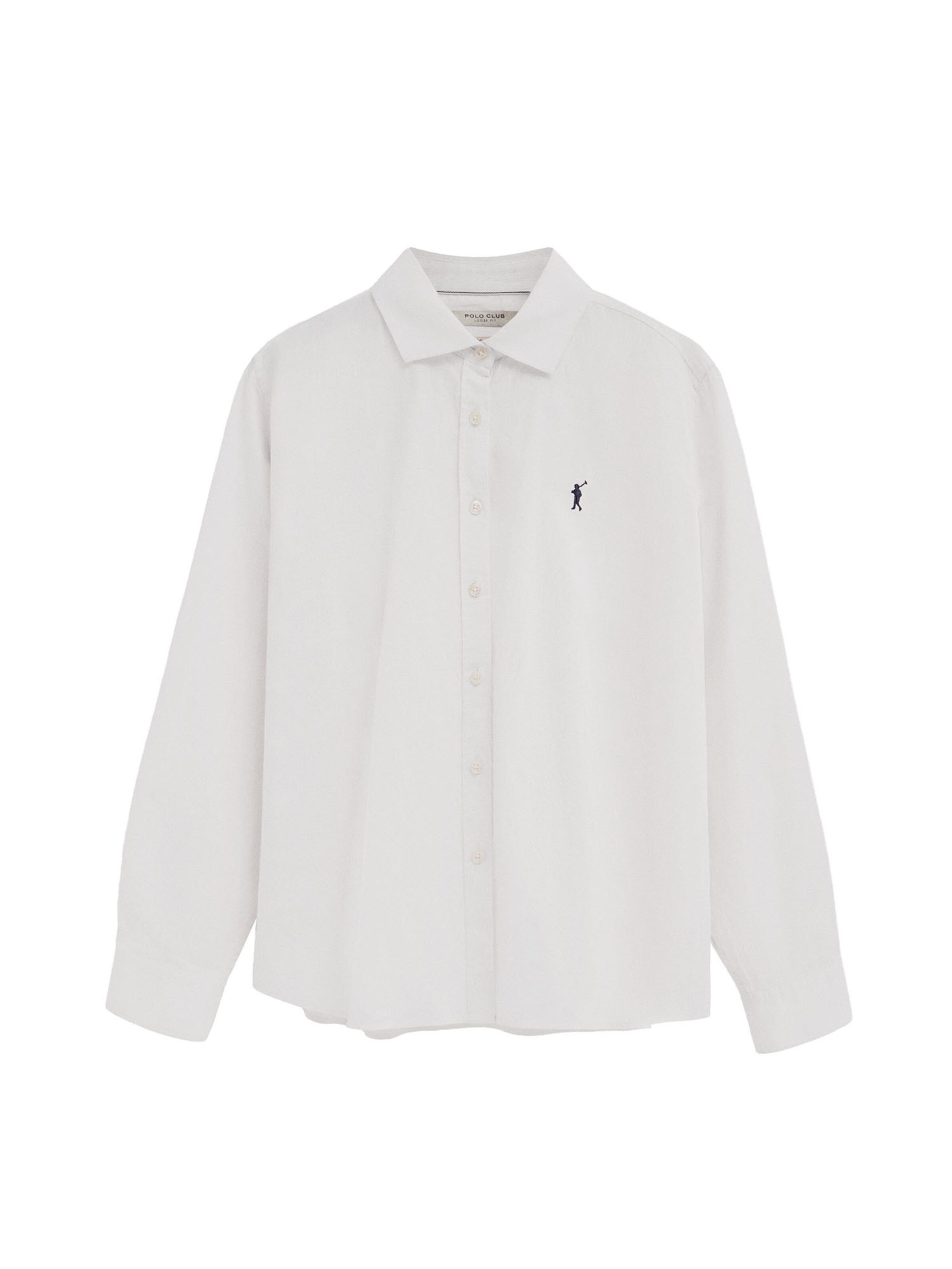 Polo Club Blouse in White: front