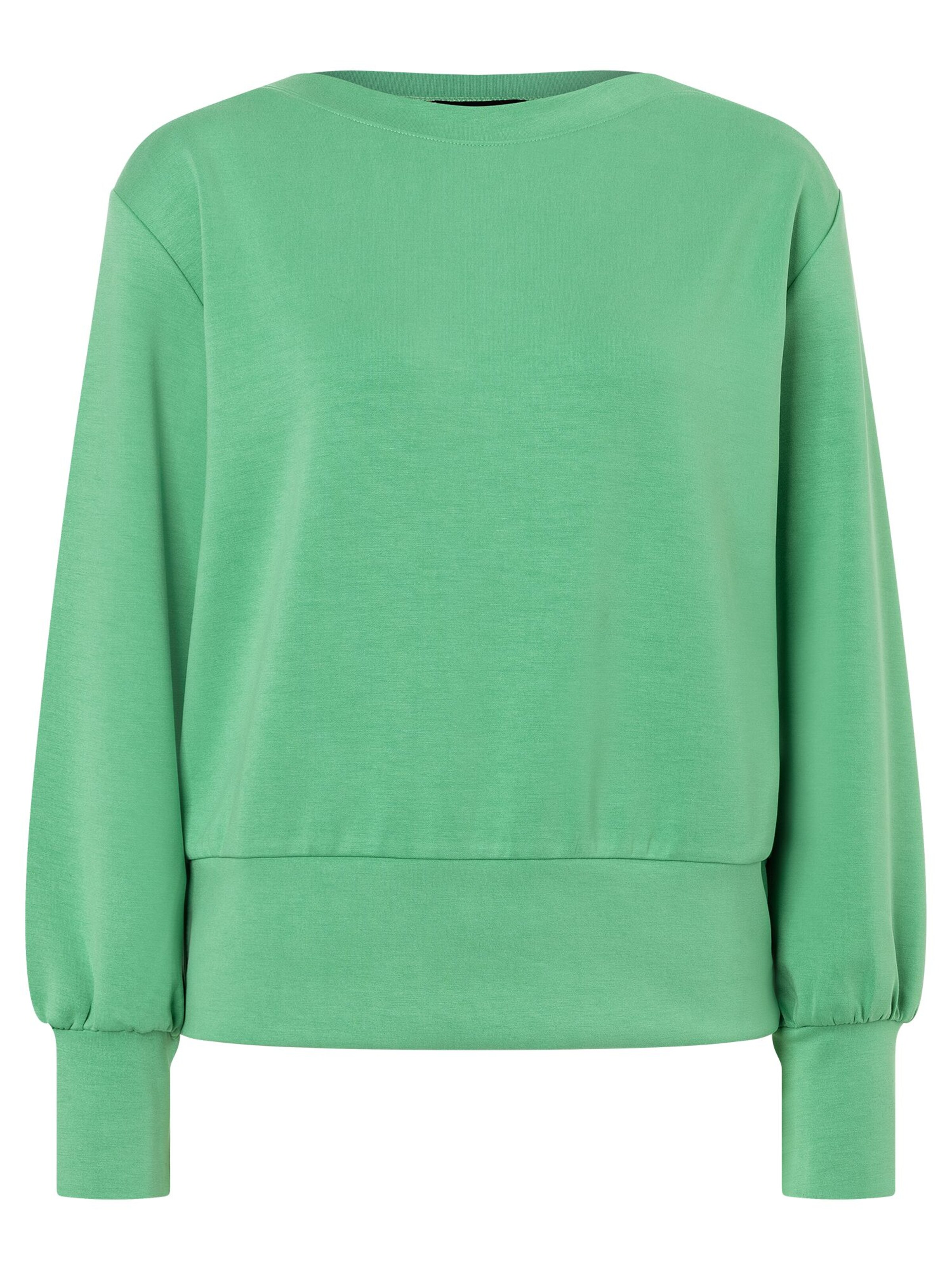 MORE & MORE Sweatshirt in Groen: voorkant