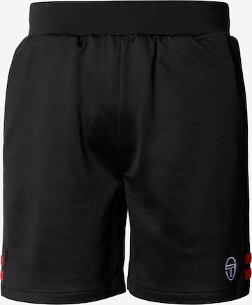 Sergio Tacchini Loosefit Broek 'New Orion' in Zwart: voorkant