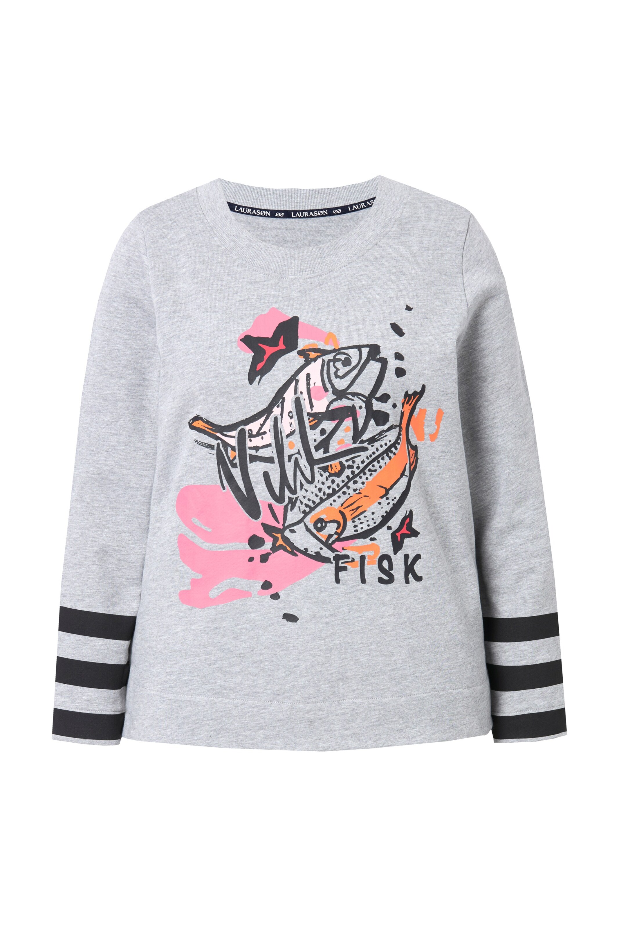 Sweat-shirt LAURASØN en gris : devant