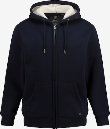 Veste de survêtement JP1880 en bleu : devant