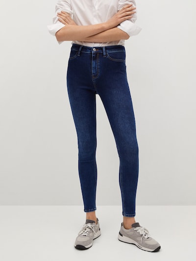 sötétkék MANGO Jeggings, Modell nézet